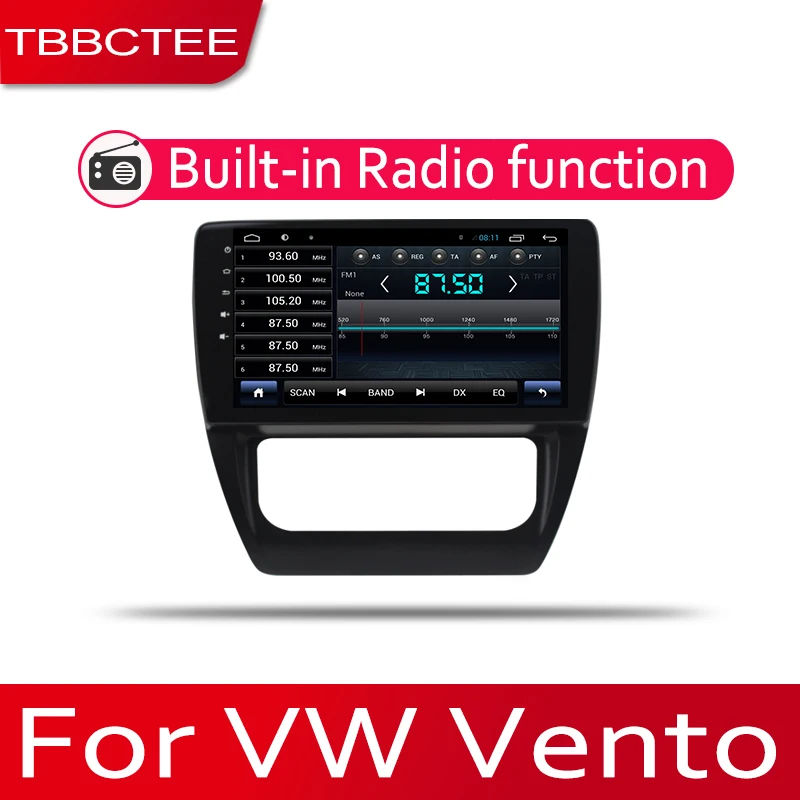 TBBCTEE Android 2 Din Автомобильный Радио Мультимедиа Видео плеер Авто Стерео gps карта для Volkswagen VW Vento 2011~ медиа Navi