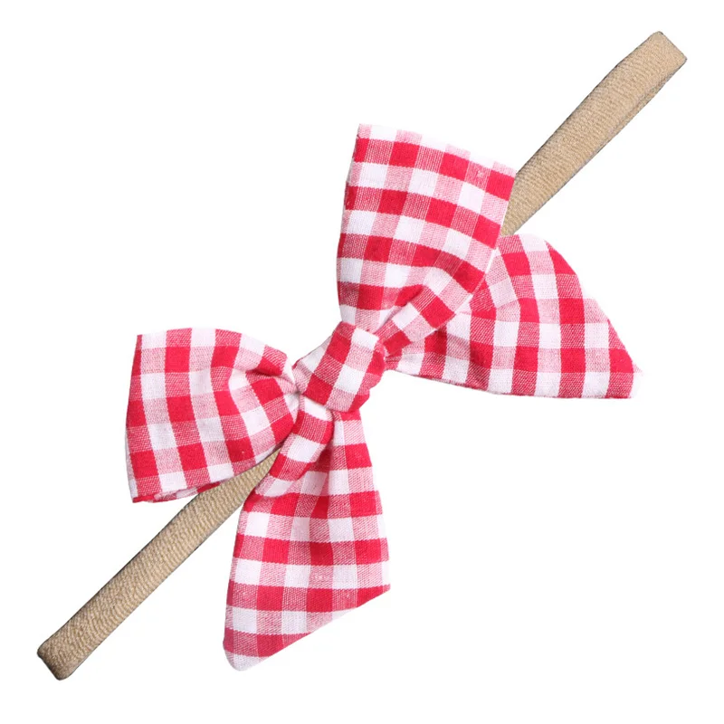 tartan baby headband