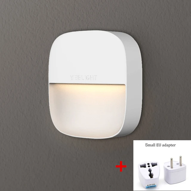 Square add EU Xiaomi yee светильник умный ночной Светильник Интеллектуальное распознавание энергосберегающий светильник ing низкое энергопотребление коридор лампа датчик - Цвет: Square add EU