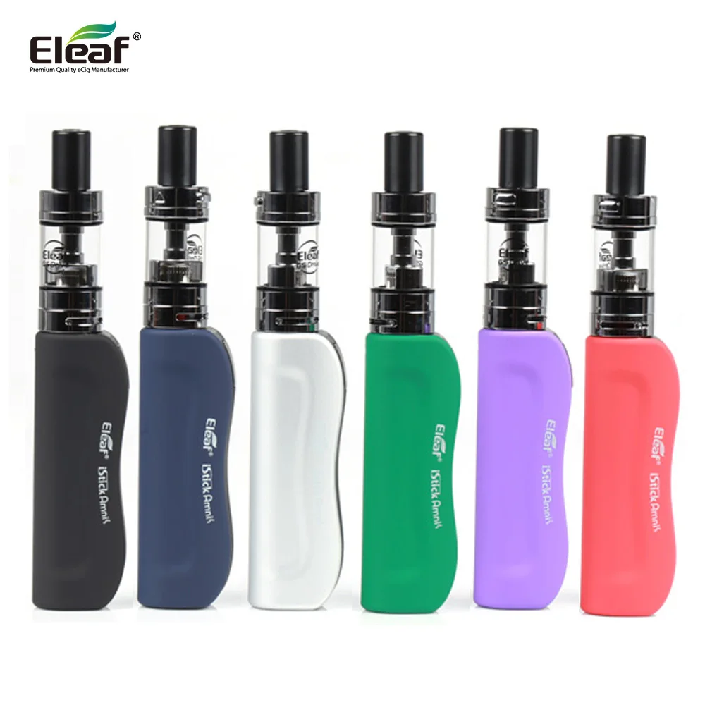 

Original Eleaf iStick Amnis Electronic Cigarette With 2ml GS Drive Atomizer RTA Tank Vape 900mah Built in Battery Mod Vaporizer