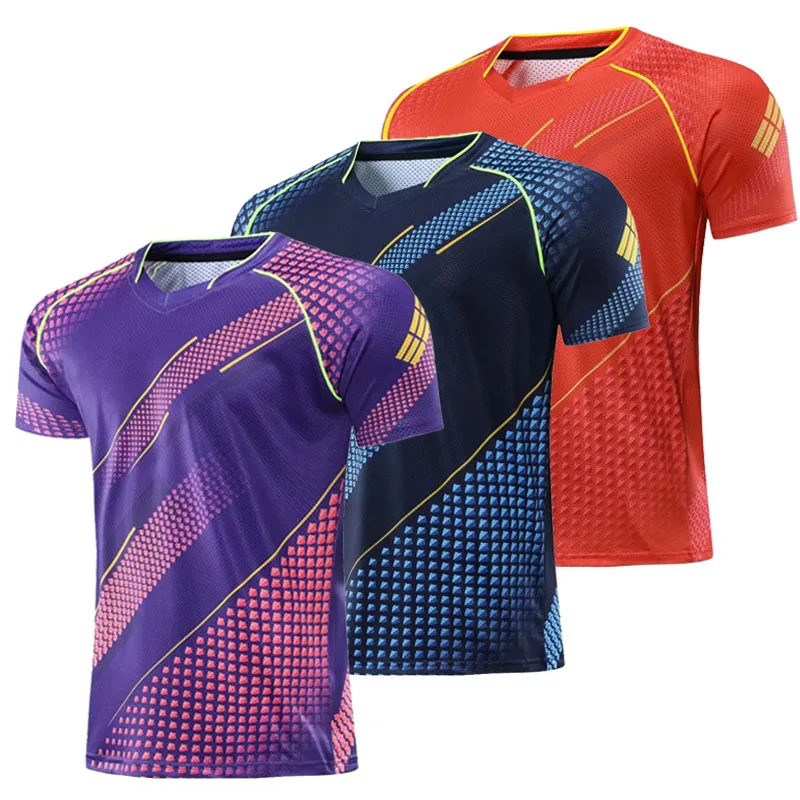 Badminton T-shirt shorts set table tennis suit Jerseys Men Women Child ping pong shirts badminton Training & Workout T-Shirt short sleeve t shirt sports clothes