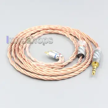 

LN007188 Silver Plated OCC Shielding Coaxial Earphone Cable For 0.78mm BA Custom Westone W4r UM3X UM3RC JH13 High Step