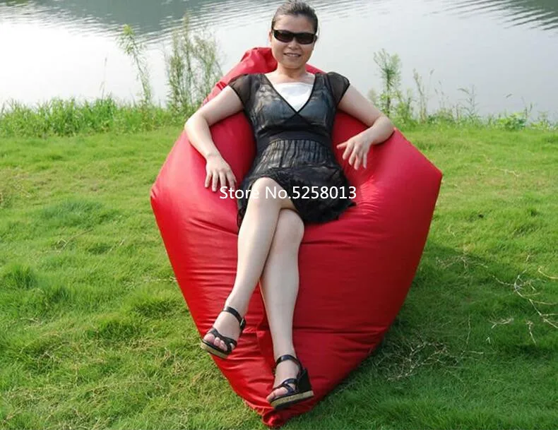 Темно-серый водонепроницаемый открытый и домашнее кресло мешок стул, beanbag lounge