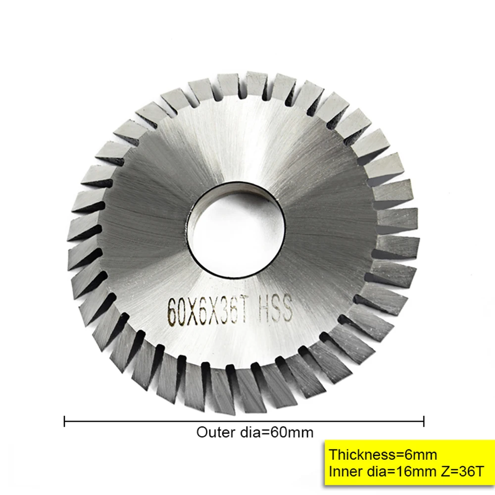 

high speed steel diamete 60mm circular saw blade key cutting machine 36 teeth wenxing