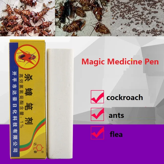 30 Pcs Cloting Cleting Csarn Bieit Biit Boit Csoptict Coktreach Kill Pen 2020 Varázslatos Krétás Csótány Hangya Gyógyszerek Por Kártevőirtás