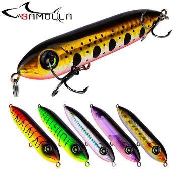 

2020 Pencil Lure Fishing Weights 11.5g Fake Bait 10.2cm Double Hook Sinking Saltwater Lures Trout Fake Fish Isca Artificial