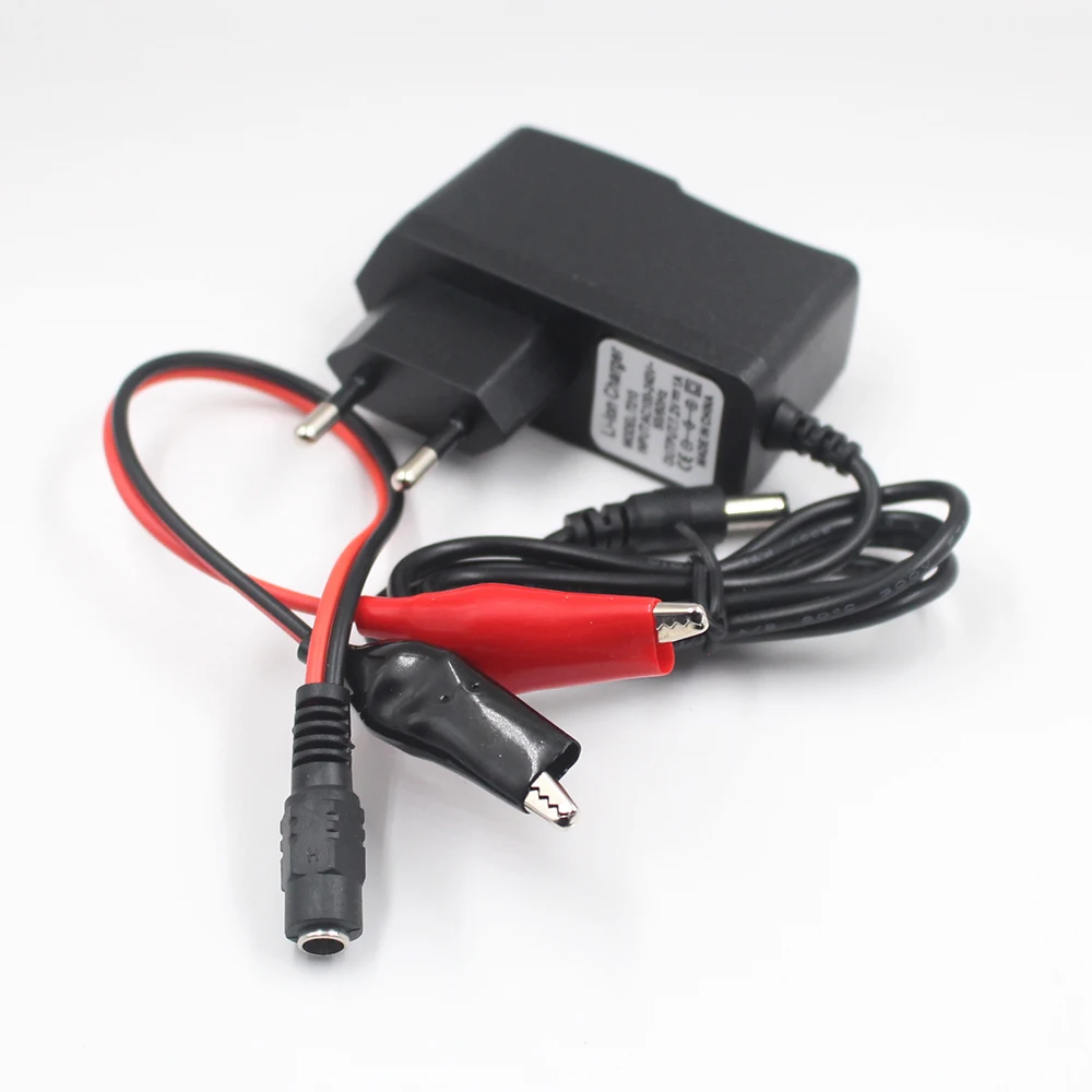 Lead Acid Battery Charger 7.2V 1A For Car Scooter Motorcycle 6V