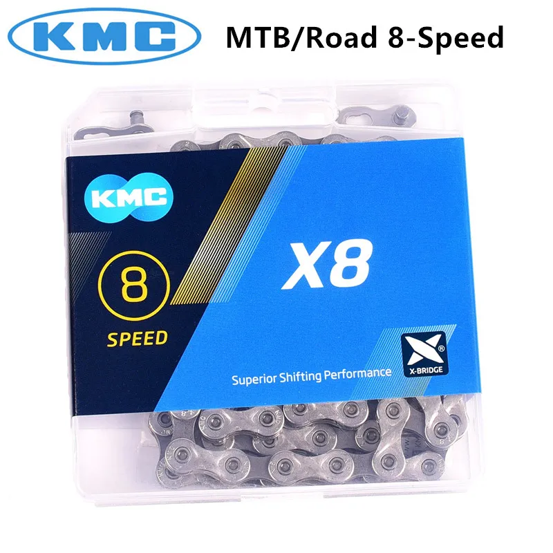 KMC 8 цепь для скоростного велосипеда Z8.3/X8 Горный/Шоссейный велосипед Z X мостовая