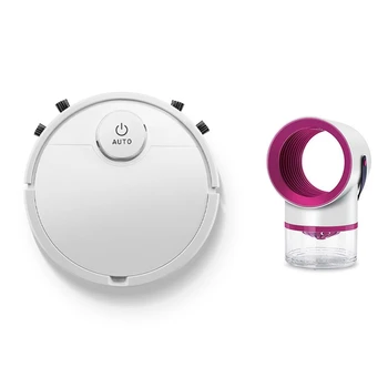 

3 in 1 USB Auto Smart ing Dry Wet Mop with LED Mosquito Killer Lamp Night Light No Noise USB Electric