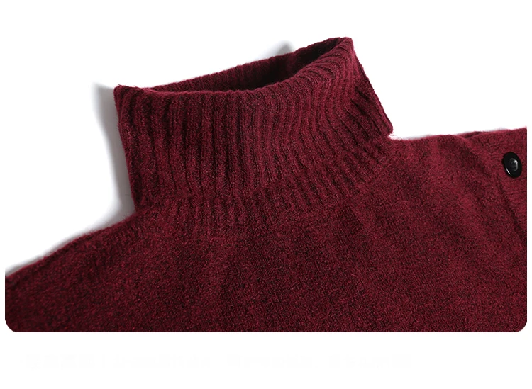 XITAO, Раздельный длинный вязаный свитер, модный, водолазка, прямой, элегантный,, осенний стиль, Ретро стиль, на пуговицах, свитер GCC2040