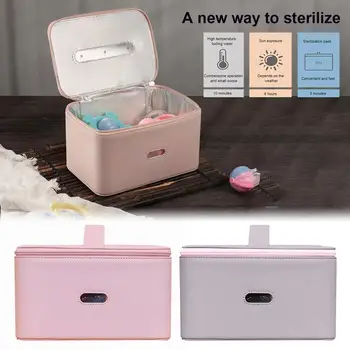 

UV Storage Box UV Sterilizer Bag LED Disinfection Bag Container Organizer For Baby Food Milk Toy Mobile Phones Cleaning