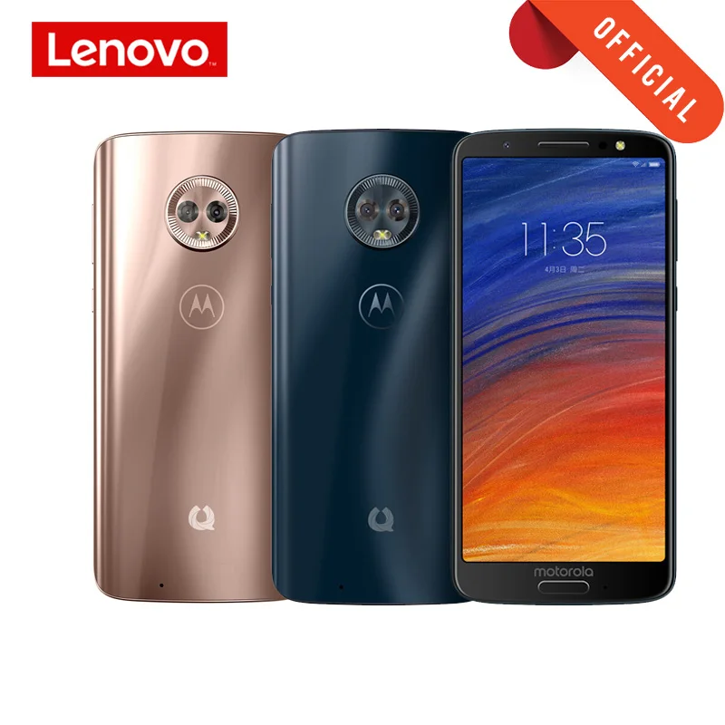 Смартфон с глобальной прошивкой MOTO G6 Green Pomelo 1S 4GB 64 GB 5 7 дюймов 18:9 полный экран