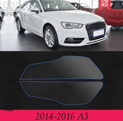 14-16 A3 Колпаки для фар с мембраной для AUDI 2009 2010 с прозрачной пленкой для автомобильного стайлинга, модифицированные - Цвет: 14-16 A3