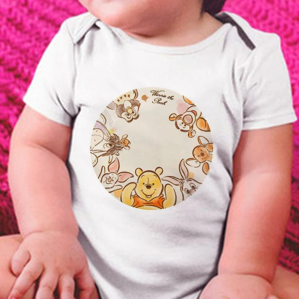 Комбинезон Eeyore Roo для мальчиков и девочек с коротким рукавом изображением