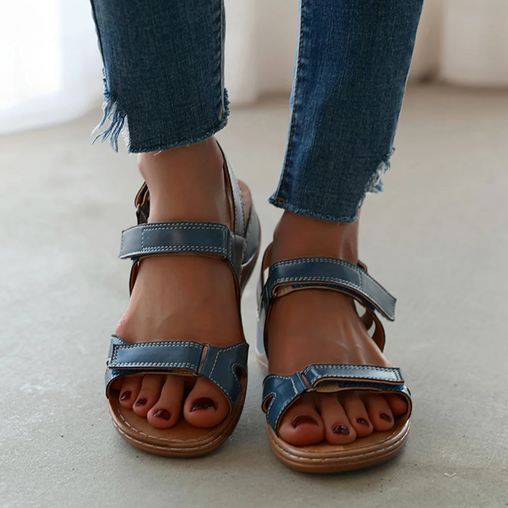 Распродажа Женские летние удобные сандалии с открытым носком Очень мягкие