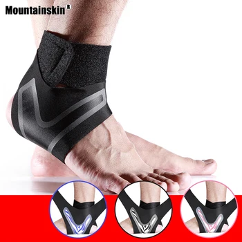 Mountainskin Mannen Womens Enkel Ondersteuning Fitness Sport Fietsen Running Geperst Basketbal Fitness Gemak Hak Protector VK147