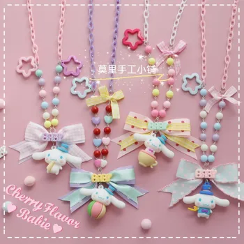 

lolita sweet match Lolita necklace cute silicone pendant macaron sweet necklace