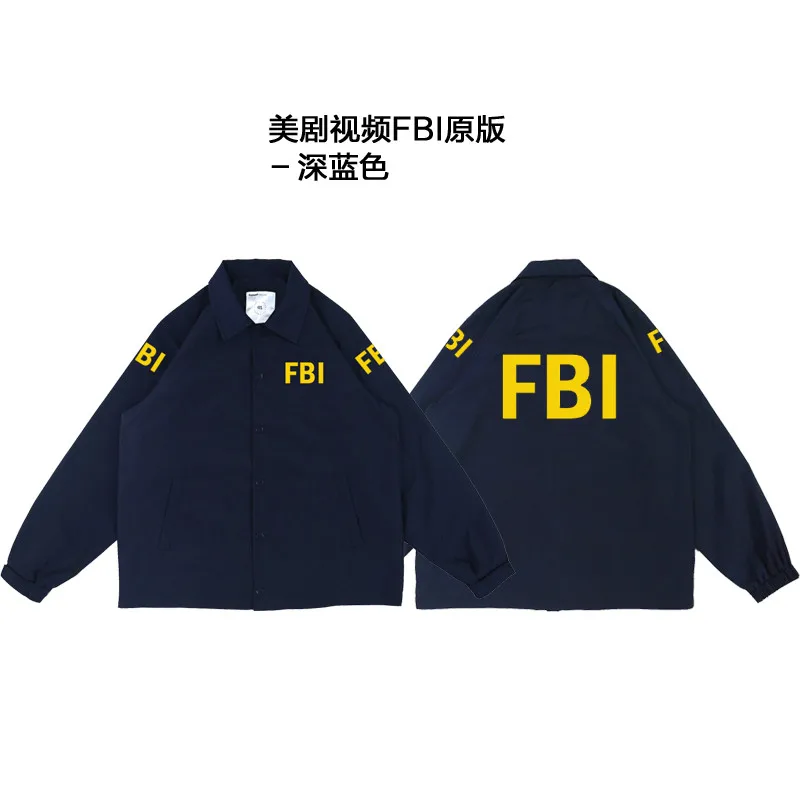 American Fbi Clothes Coach Jacket Men 