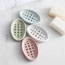 Креативная тарелка для ванной комнаты, футляр для путешествий, силикагель, мыльница, держатель, конфетные цвета, мыльница, Аксессуары для душевой и ванной