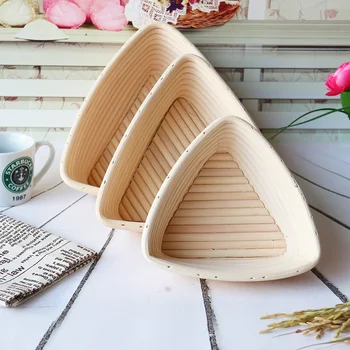 

Triangular Rattan Bread Banneton Bread Proofing Basket Sourdough Proving Bread Rising Baskets DEC889
