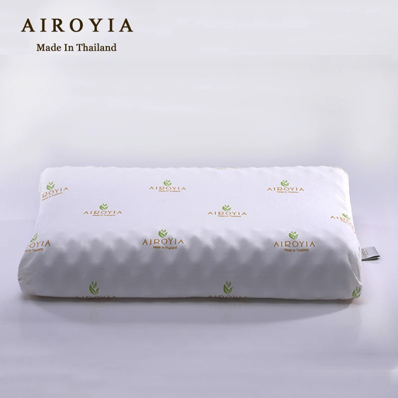 Pure natural latex pillow orthopedic cervical spine health neck slow rebound made in Thailand factor | Дом и сад