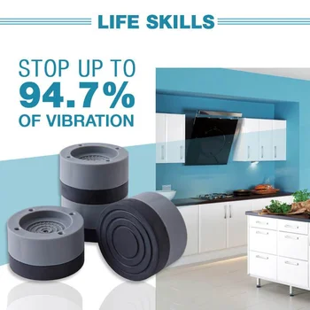 

2pcs Anti-slip And Noise-reducing Washing Machine Feet
