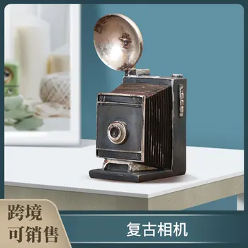 

Home Crafts Republic China Style Retro Camera Resin Creative Gift Ornaments Nordic Style Home Soft Office Decoration Accessories