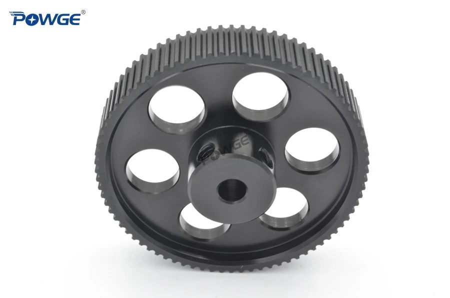 POWGE VORON дизайн 80 зубы 2MGT 2GT зубчатый шкив диаметр 5 мм для GT2 2 м зубчатый ремень высокое качество, ширина 9/10 мм 80 зубы 80 T 3D принтер