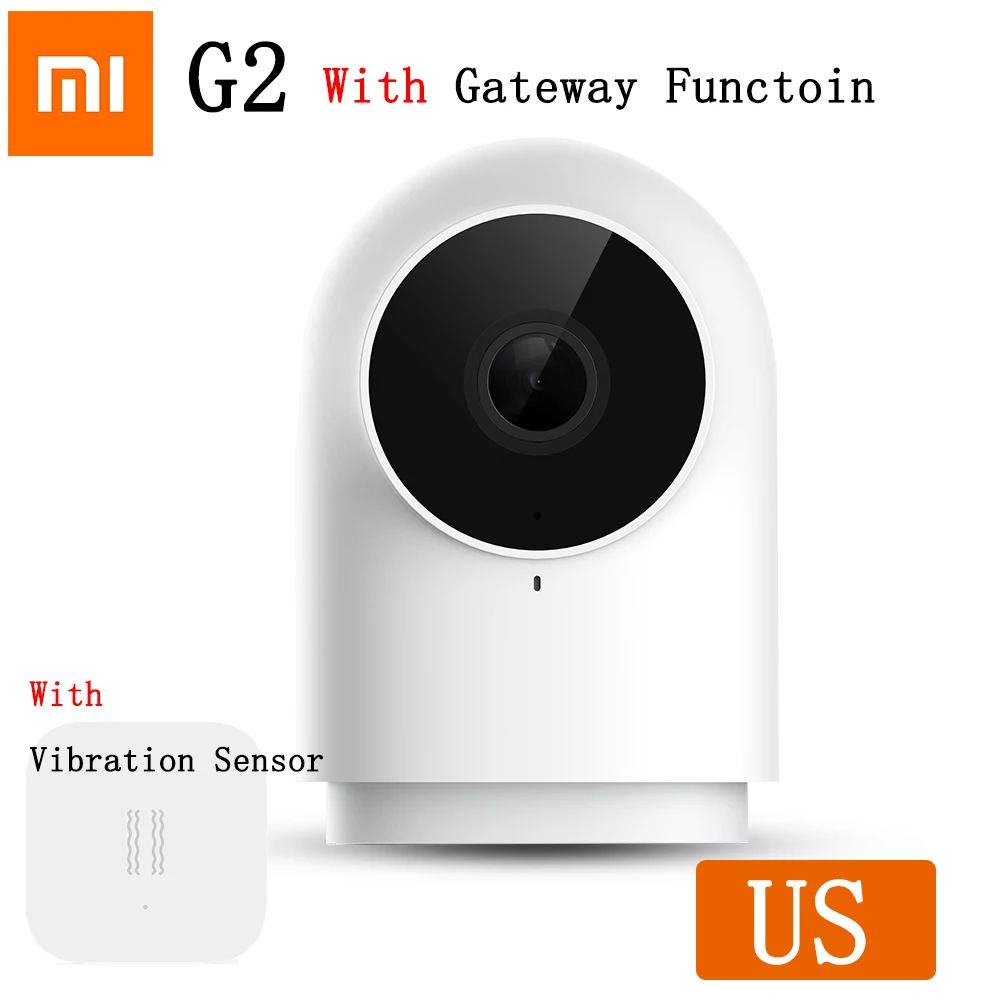 G2 US Xiaomi Mijia умная IP камера с батарейным шлюзом 1080P AI гуманоидная камера обнаружения уличная Беспроводная умная камера управление приложением - Цвет: G2 US