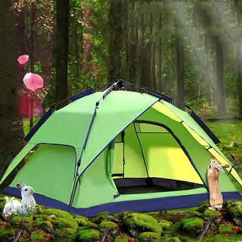 

Camping Tent 2 Person Outdoor Fully Automatic Tent Camping Beach Spring Speed Easy Open Tents Outdoor Family Canopy Garden Camp