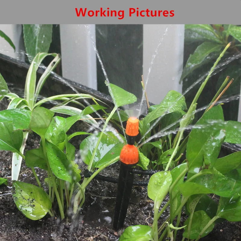 5-25m Atomizing Micro Sprinkler With Water Timer Drip Irrigation Equipment Family Balcony Garden Timing Automatic Watering Kits 5-25m Atomizing Micro Sprinkler With Water Timer Drip Irrigation Equipment Family Balcony Garden Timing Automatic Watering Kits