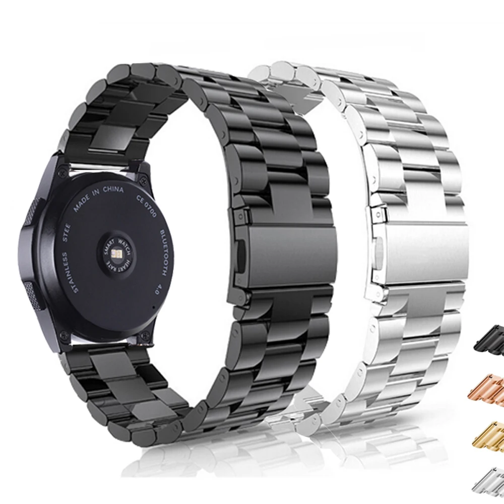 Браслет для Amazfit Bip pace металлический ремешок из нержавеющей стали для Huami Amazfit gtr 47 42 мм ремешок на запястье gts GT2 браслет ремень