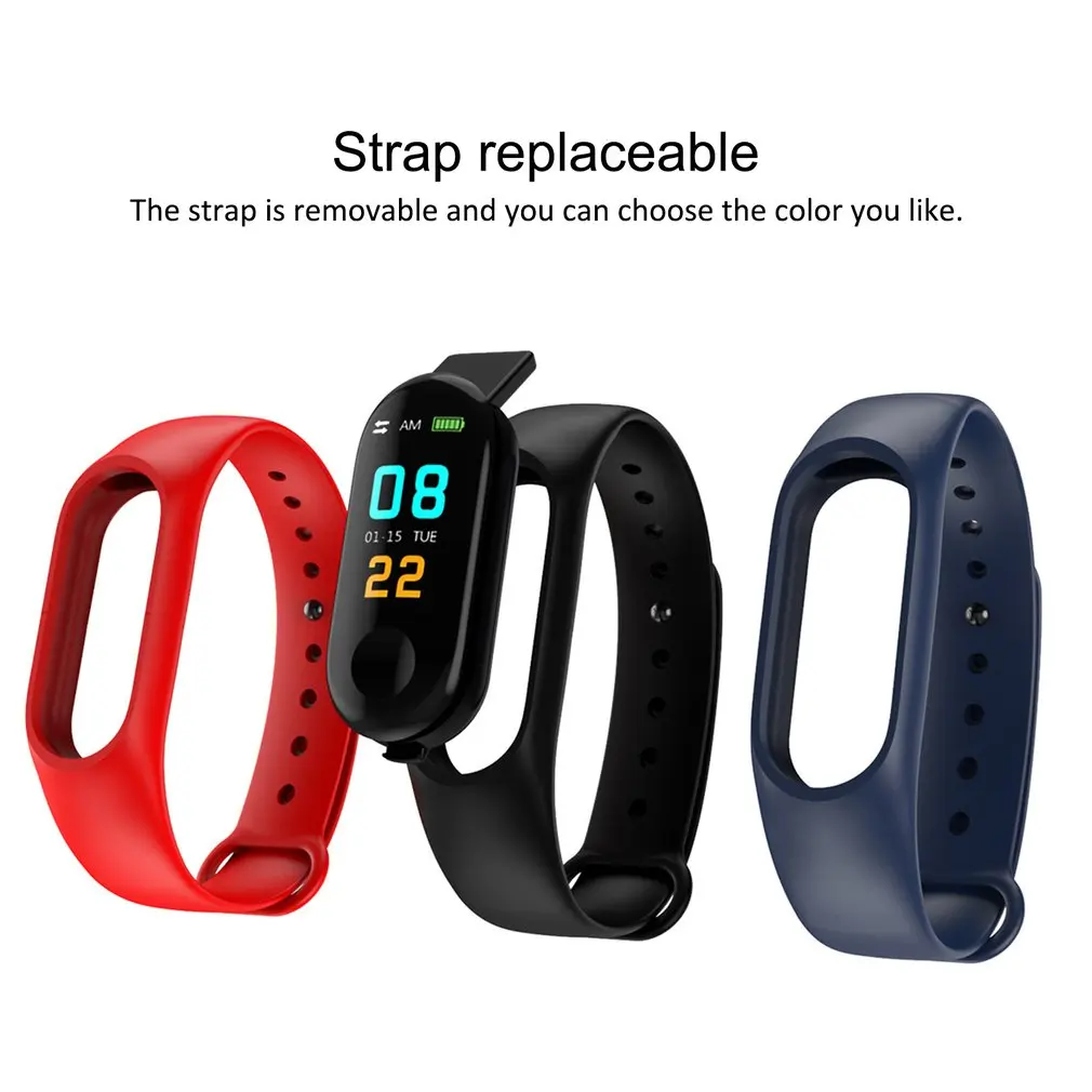 Цветной ips-экран, умный спортивный фитнес-браслет, измеритель артериального давления, трекер активности, умный браслет для мужчин и женщин, часы