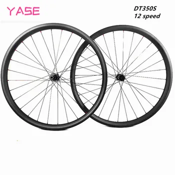 

New 12 speed mtb wheelset 29er 27.4x23mm tubeless asymmetry straight Pull DT 350S boost 110x15 148x12mm MTB Disc Brake Wheelset