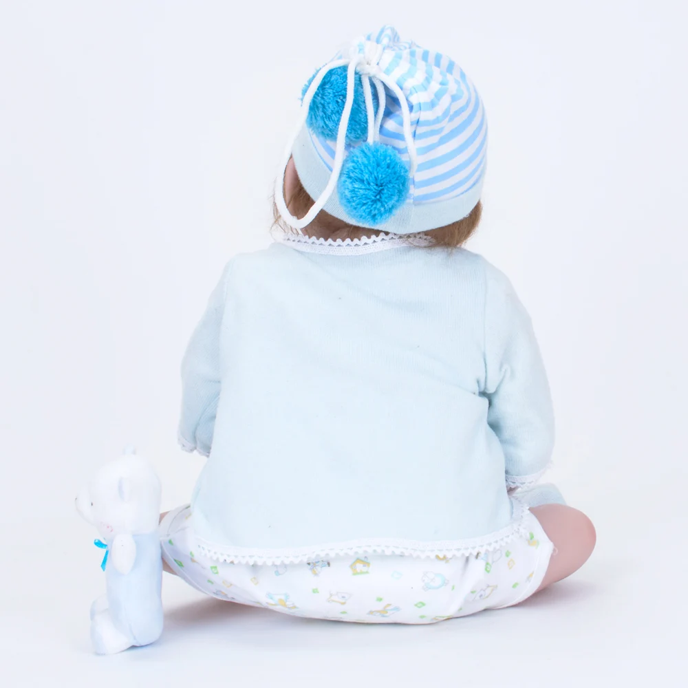 22 ''55 см коллекционные куклы Bebe Reborn Baby, полностью виниловые куклы, так по-настоящему, как живая кукла в Бразилии, игрушки для малышей, bebe, подарки на день рождения