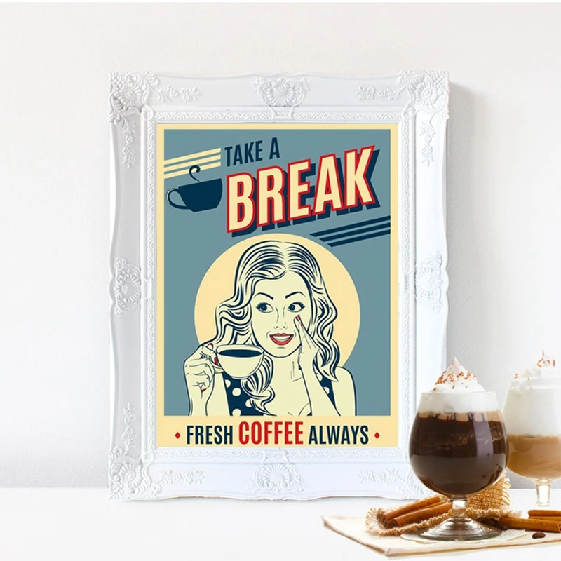 Vintage Coffee Canvas Art Prints