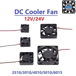 Radiateur sans balais pour imprimante 3D MEGA 2510 3010 4010 5010, ventilateur de refroidissement 12V 24V DC, 2 broches XH2.54 fil, radiateur pour Hotend 