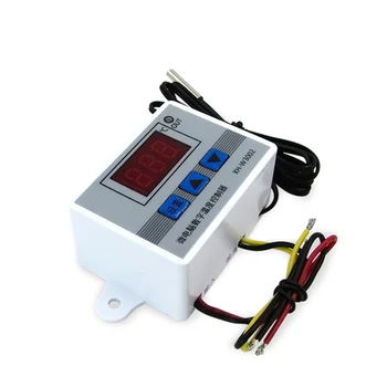 

Intelligent Led Digital Microcomputer Temperature Controller Mini Thermostat Switch with Water-resistant Sensor Probe XH-W3002