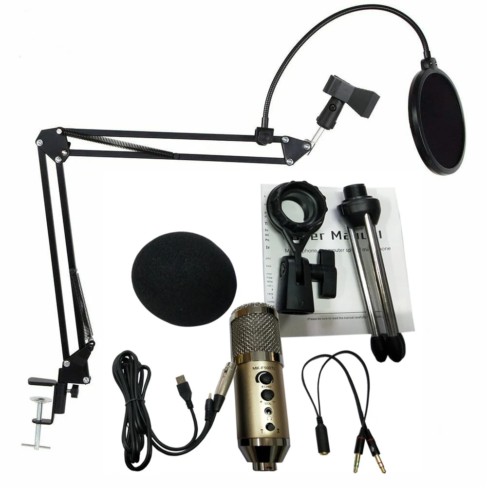 MK-F500TL Studio Microphone USB Condenser Sound