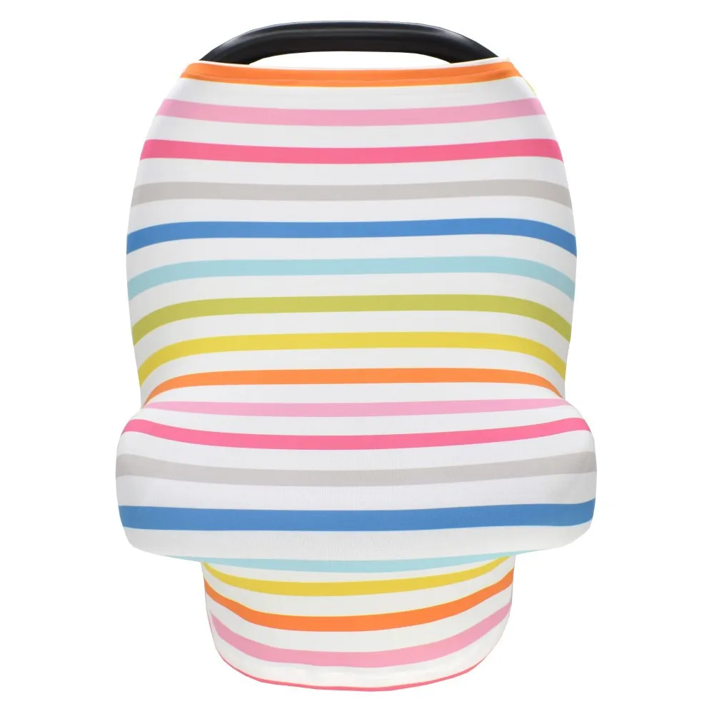 Baby Shopping Cart Cover Privacy Nursing Carseat Canopy Multi Use Stretchy Breastfeeding Infant Grocery Trolley High Chair Cover