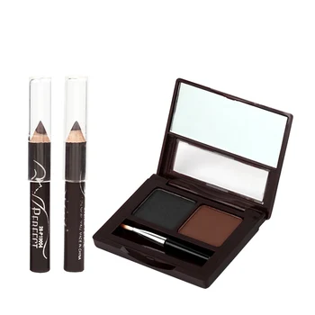 

New Hot MENOW 2-color Eyebrow Powder with Eyebrow Brush + 2-color Waterproof Eyeliner SMR88