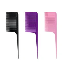 1pc Hair Styling Tail Comb Hair Dye Hair Coloring Highlighting Plastic Comb Salon Hairdressing Modeling Hair-Twisting Tools NEW
