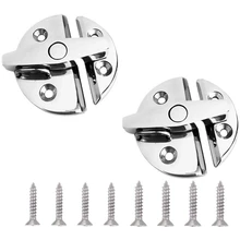 316 морская нержавеющая сталь Лодка дверная защелка круглая 58 мм Лодка Поворотный замок лодка палубный Люк защелка дверная защелка с поворотным действием