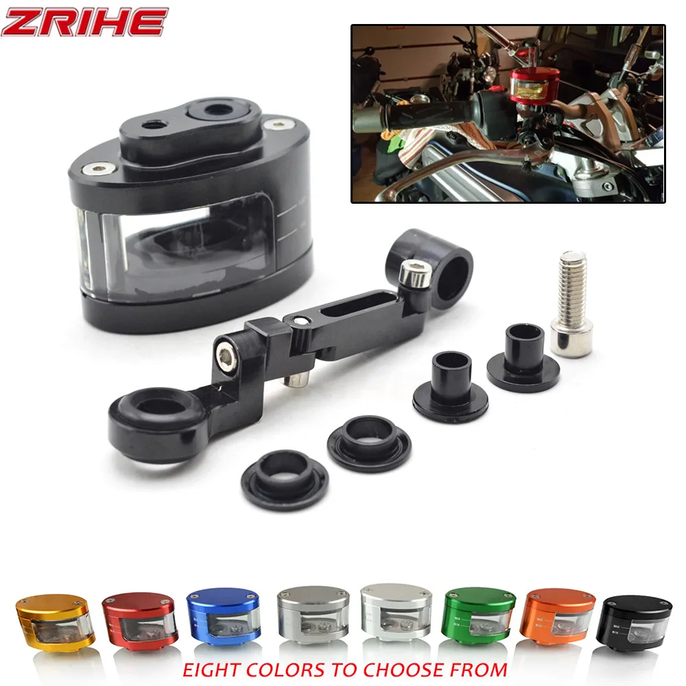 

Universal Motorcycle Brake Clutch Tank Cylinder Fluid Oil Reservoir Cup FOR YAMAHA TMAX 500 530 XMAX 300 OIL CUP+support bracket
