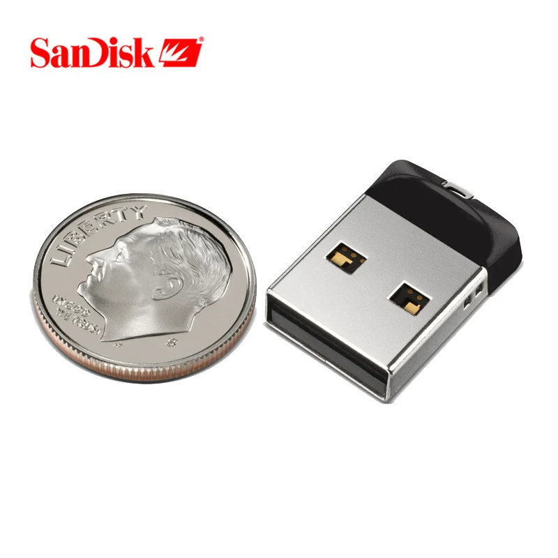 Флеш накопитель SanDisk USB 2 0 CZ33 64 ГБ 32 16 8 100% оригинал мини флеш официальная проверка