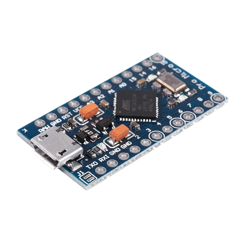 3 шт. Pro Mini ATmega32U4 5 В/16 МГц модуль Плата с 2 Ряд контактный разъем для Arduino Leonardo Заменить ATmega328 Arduino Pro Mini