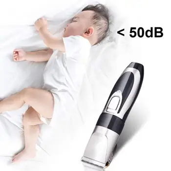

Hair Clipper Kit USB Rechargeable Hair Trimmer Set Hairdressing Hair Clipper Kit with Guide Comb Cleaning Brush #4O