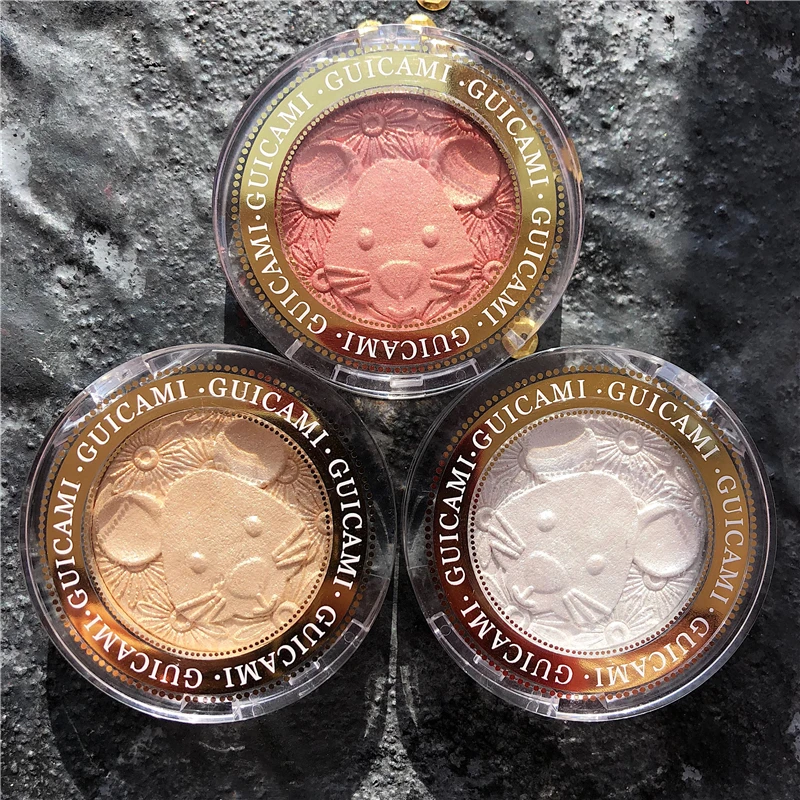

The special edition of the rat year the fairy glistening blush Brighten skin and make up easily shadow face makeup with gift