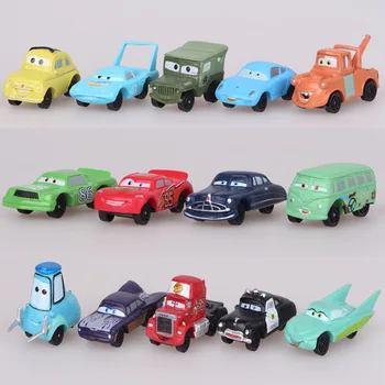 

3-5cm 14pcs/Set Pixar Cars Mini Action Figures Lightning Mcqueen cake baking decorative model toys children gifts