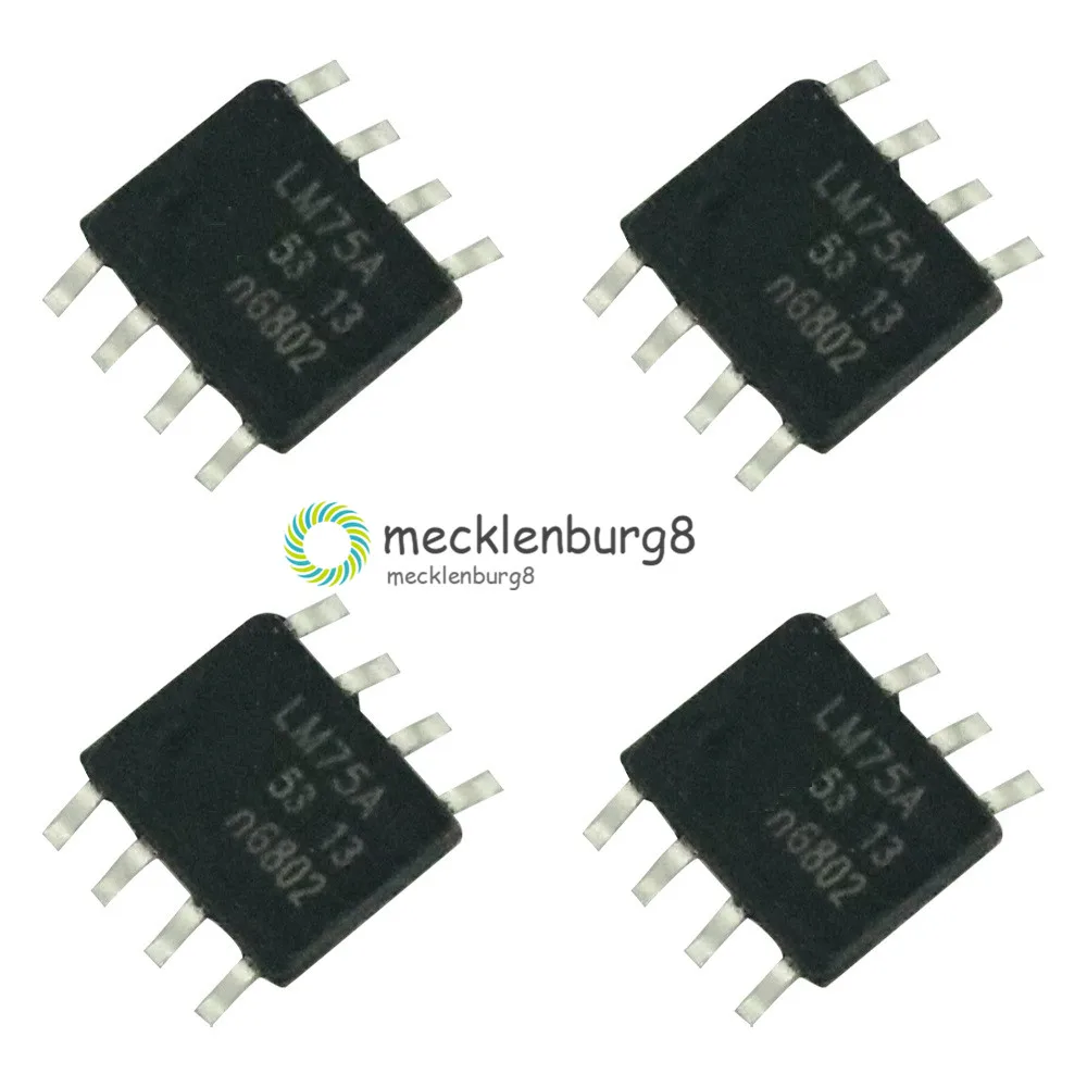 2 шт. LM75 LM75AD LM75A лапками углублением SOP 8 I2C цифровой Температура Сенсор IC|Запасные
